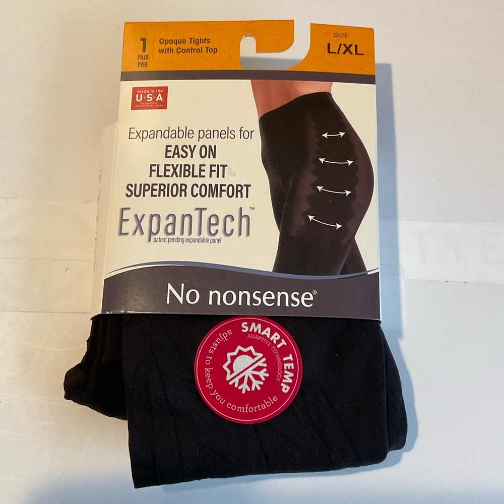 No Nonsense Women Expantech Opaque Tights ControlTop NEW
